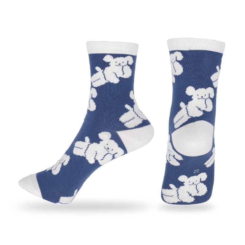 ผู้ชายแฟชั่นผ้าฝ้าย Rich jacquard ลวดลายชุดสบาย ๆ ที่มองไม่เห็นไม่มีรอยต่อ toesocks